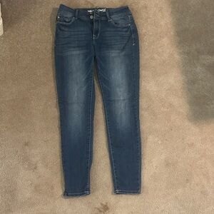 Women's Dark Blue Skinny Jeans